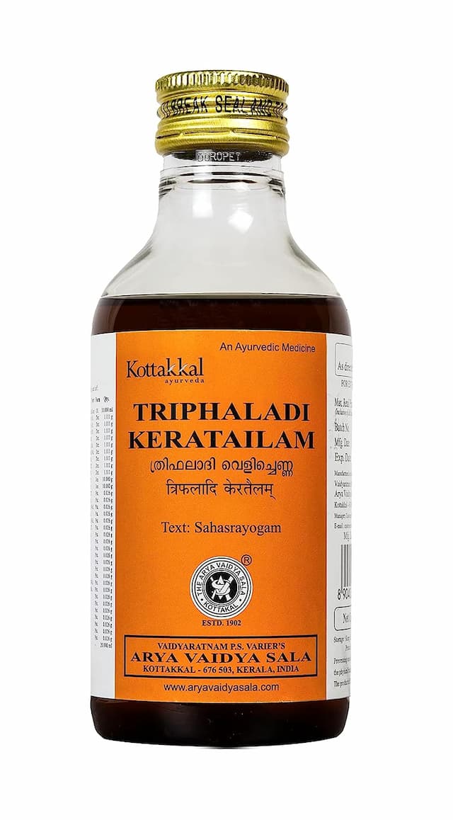 Triphaladi Kera tailam