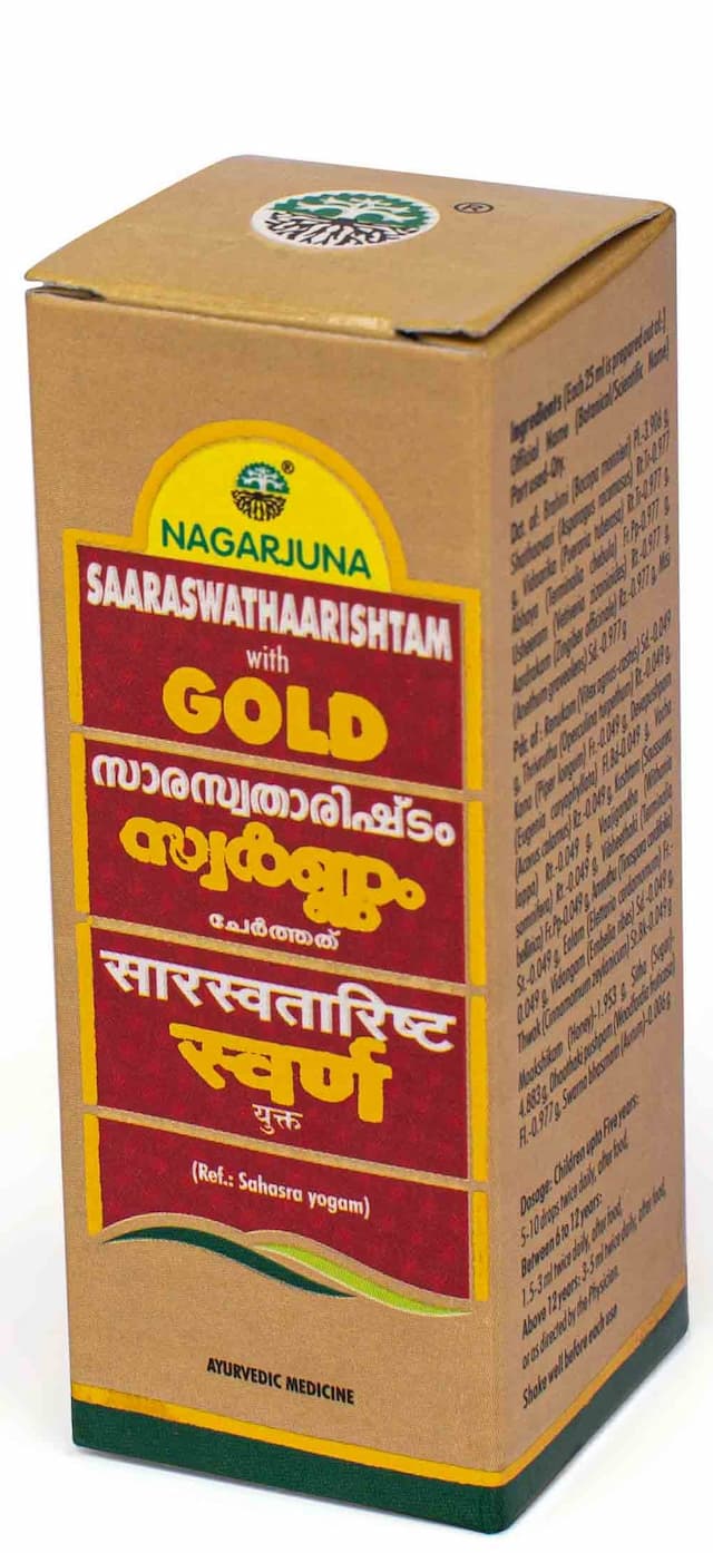 Saraswatarishtam With Gold