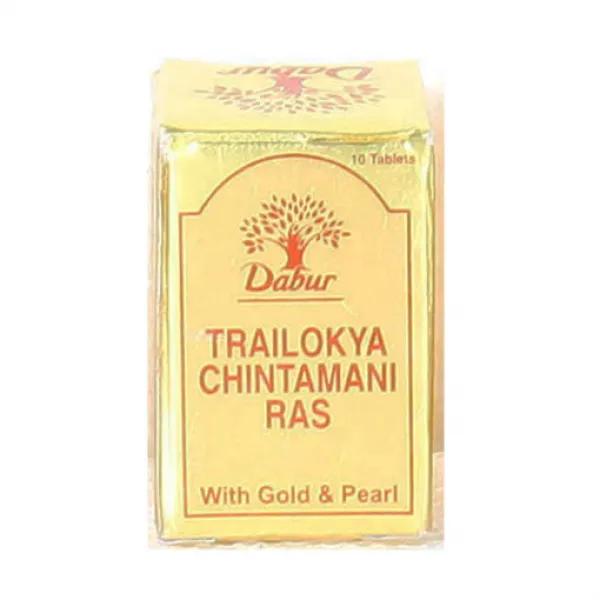 Trailokya Chintamani Ras (With Gold & Pearl)