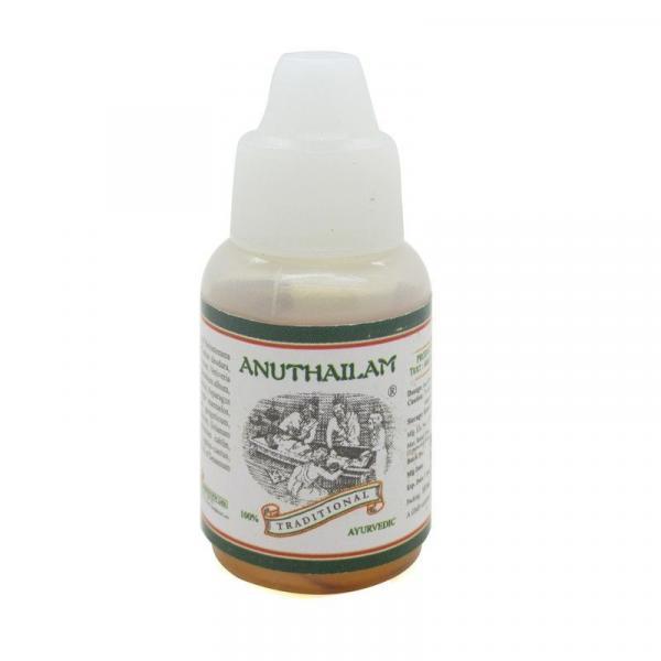 Anu Thailam (Ayurvedic Nasya Oil for Sinusitis, Migraine & Nervous Disorders)
