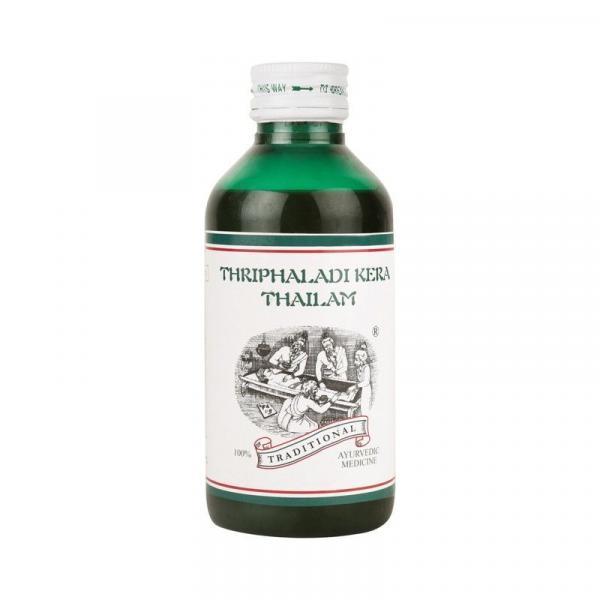 Thriphaladi Kera Thailam (Ayurvedic Head Massage Oil for Headache, Hair Fall & Grey Hair)