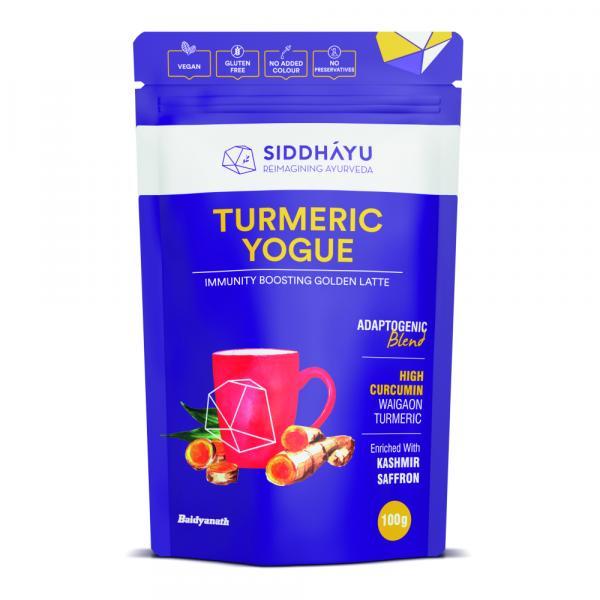 Siddhayu Turmeric Yogue I Spiced Turmeric Latte Mix I Immunity Booster